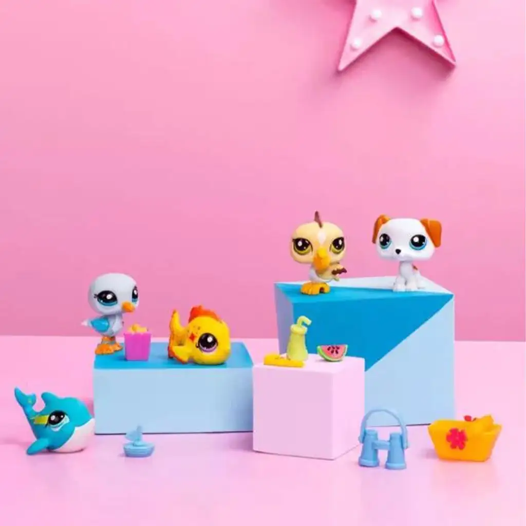 Littlest Pet Shop: 5db-os figura csomag 1. széria - Strand kép 4