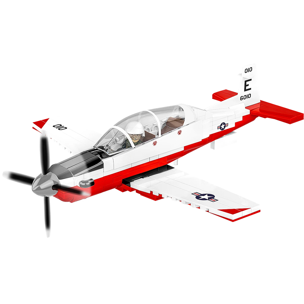 COBI: Beechcraft T-6 Texan II piros-fehér építőjáték (26625) kép 2