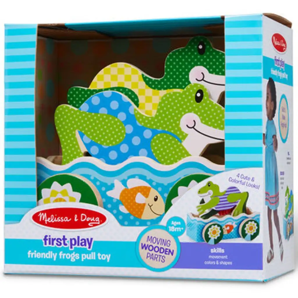 Békaverseny fa húzós játék - Melissa & Doug