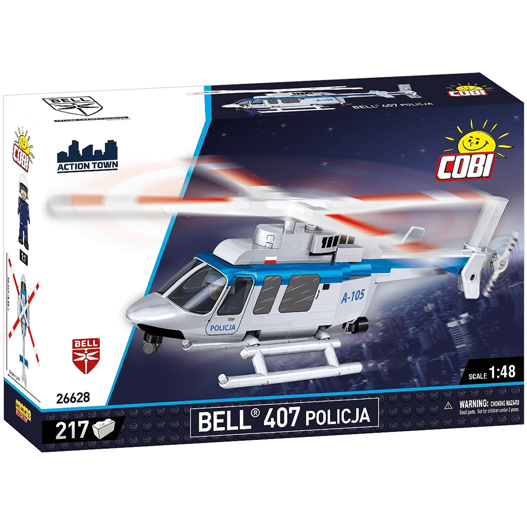 COBI: Bell 407 Rendőrség építőjáték (26628)