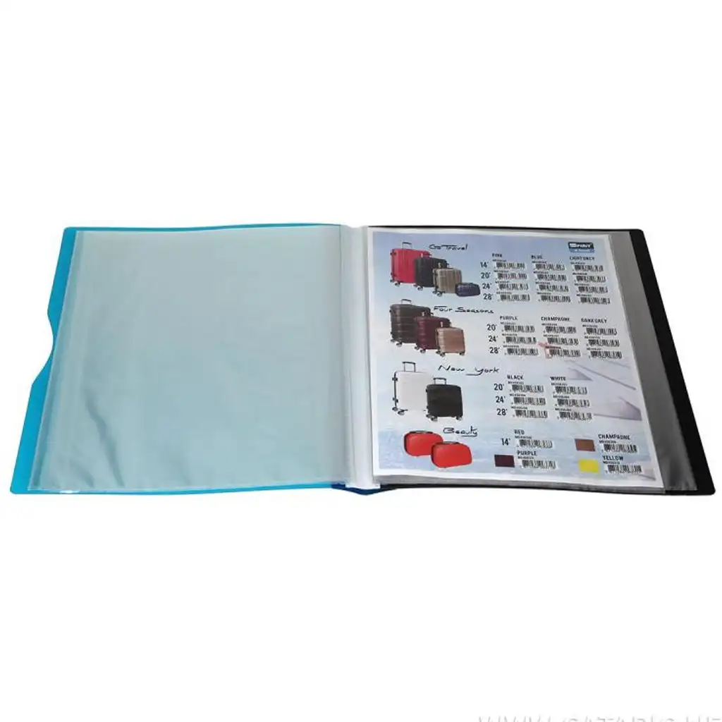 Spirit: Neon kék bemutató mappa 20 zsebes A/4 kép 2