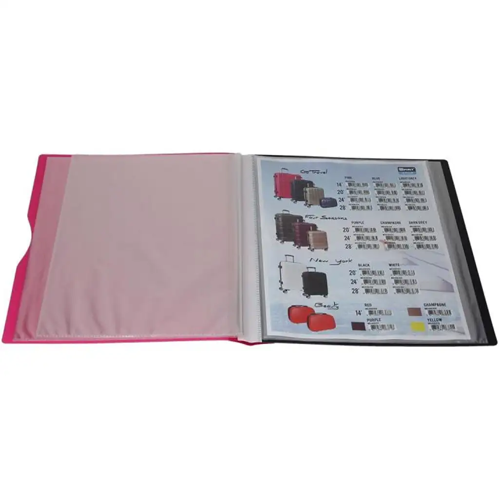 Spirit: Neon piros bemutató mappa 20 zsebes A/4 kép 2