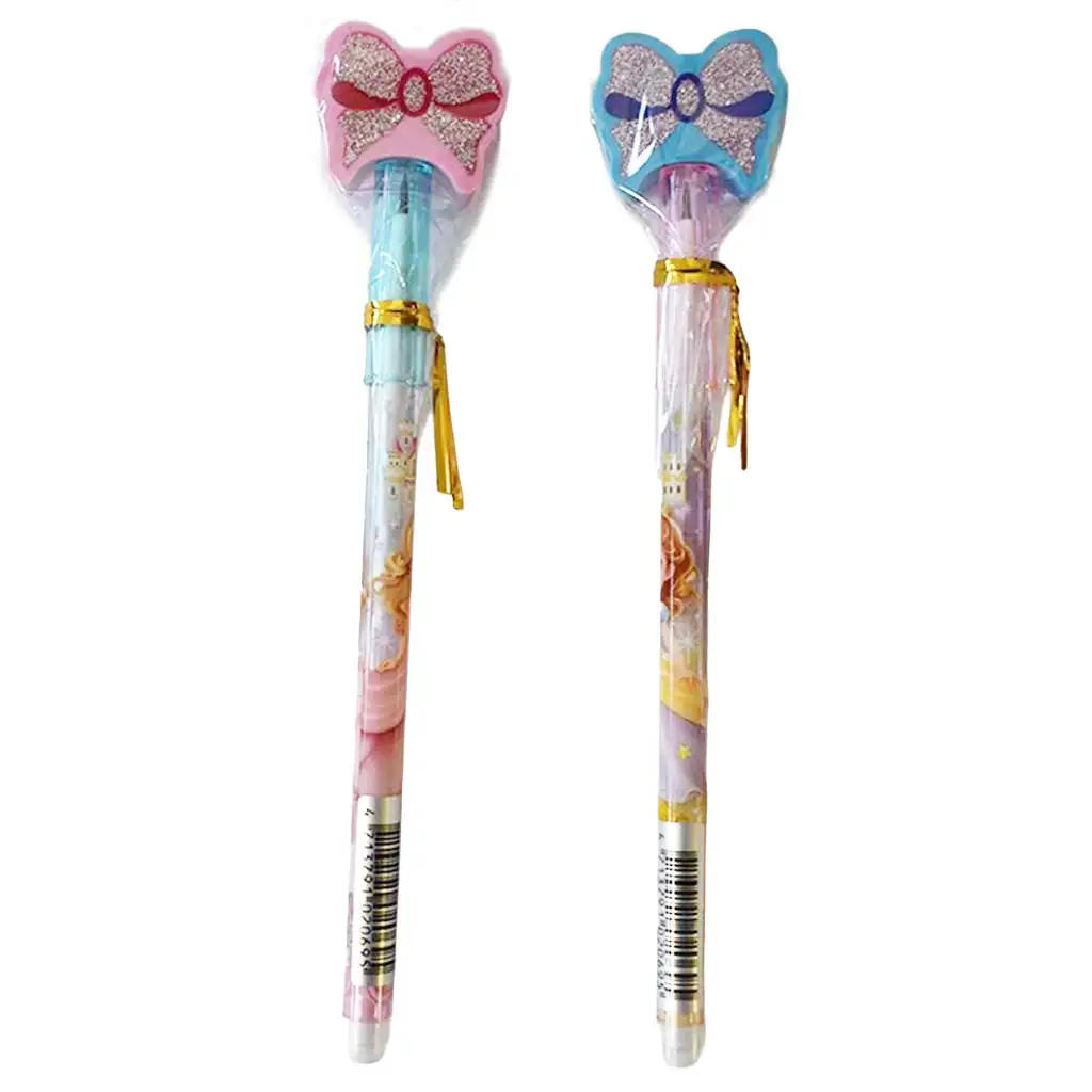 ICO: Bensia tolóbetétes ceruza hercegnős dizájnnal és pillangó alakú radírral 1db