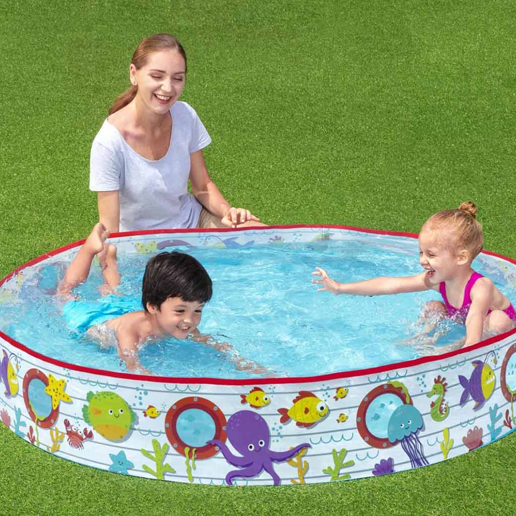 Bestway: Fill 'N Fun víz alatti világ merevfalú pancsolómedence Ø 152 x 25 cm kép 3