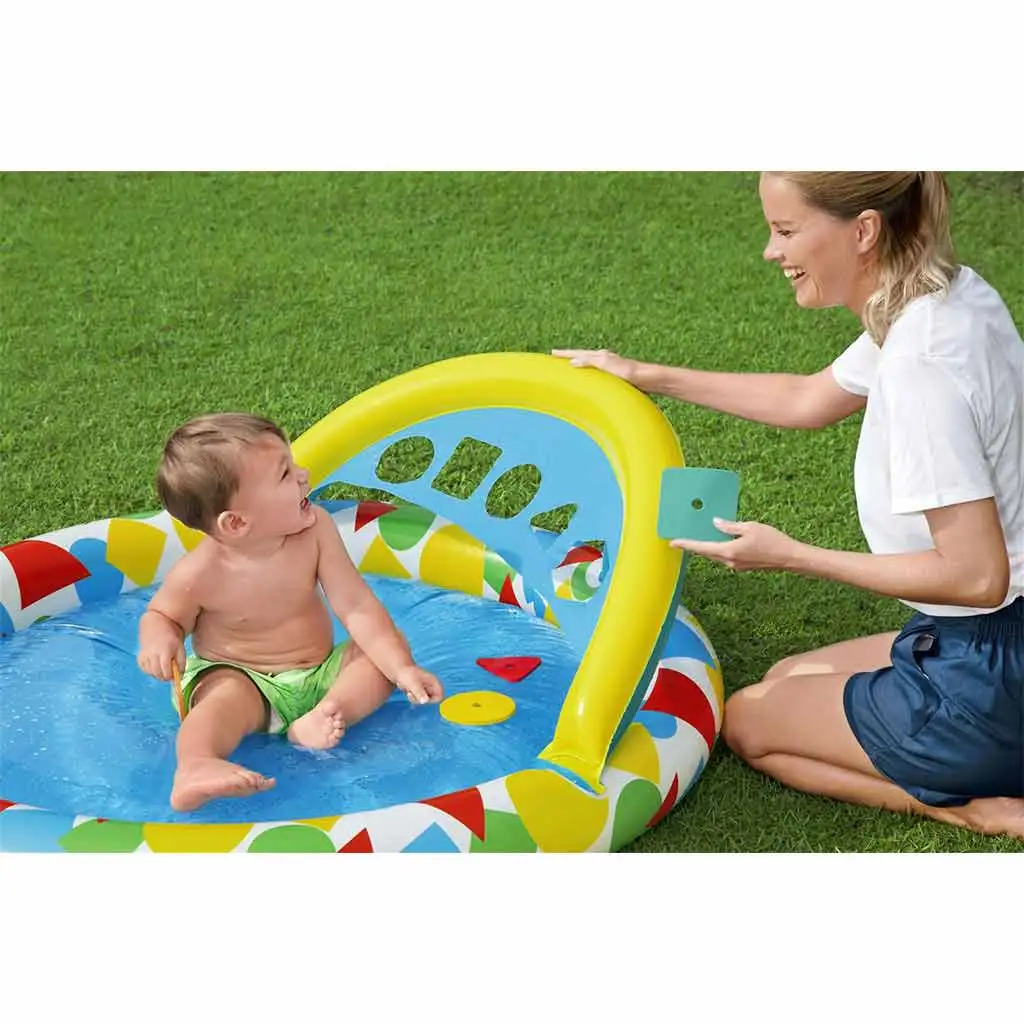 Bestway: Lil' Splash & Learn™ pancsolómedence 120 x 117 x 46 cm kép 4