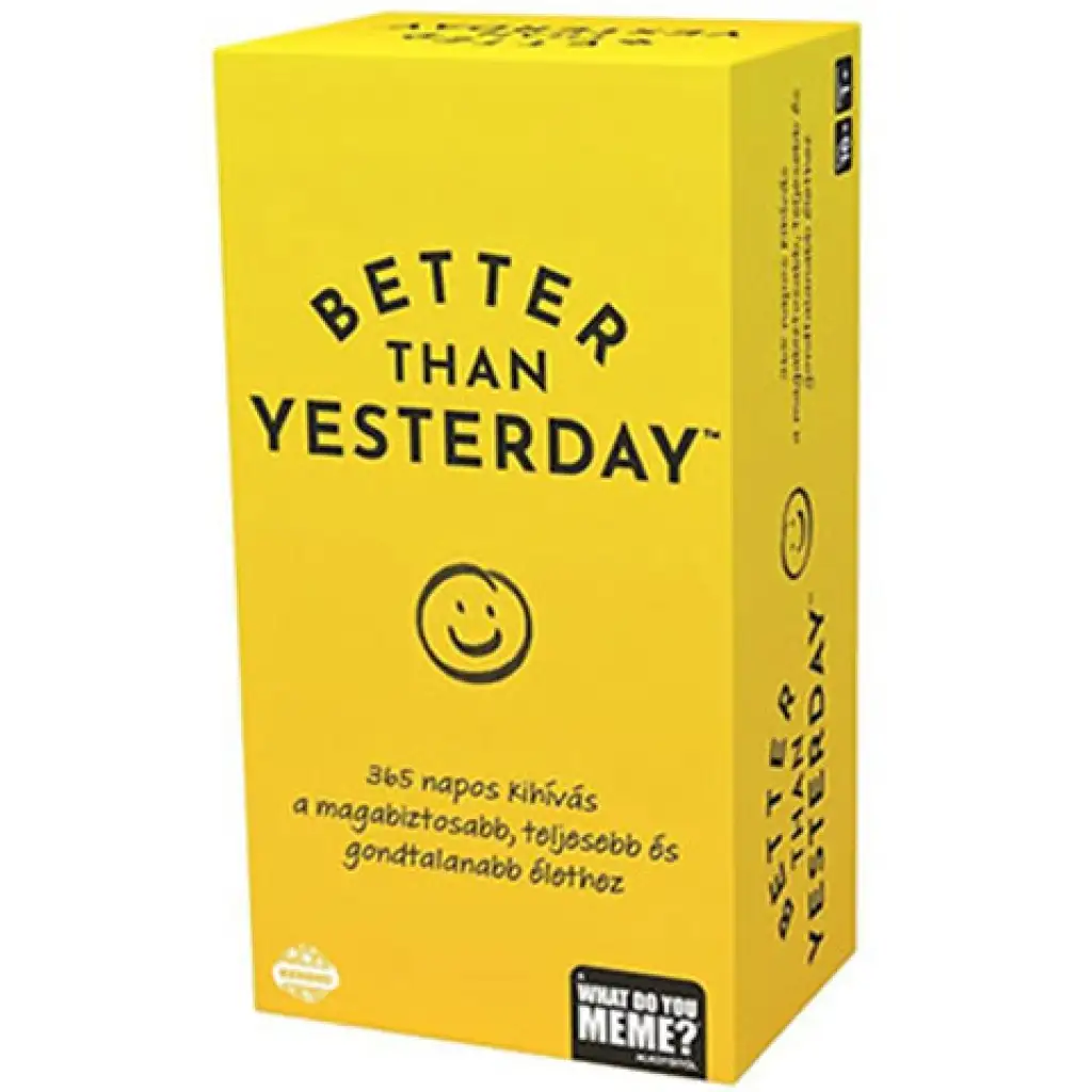 WDYM Better Than Yesterday motivációs játék kép 3