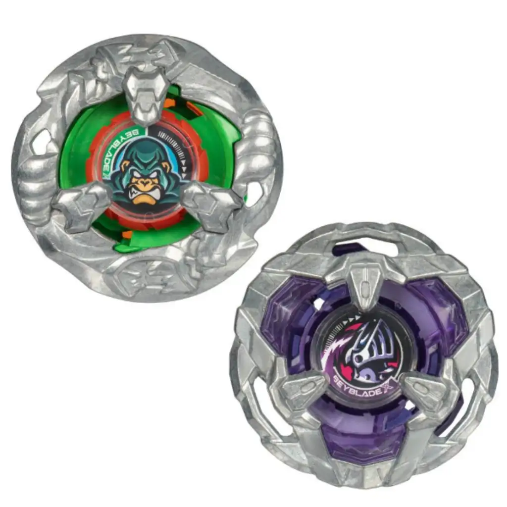 Beyblade X: Duall Pack Yell Kong 3-60GB vs. Helm Knight 5-80T pörgettyű szett - Hasbro kép 2