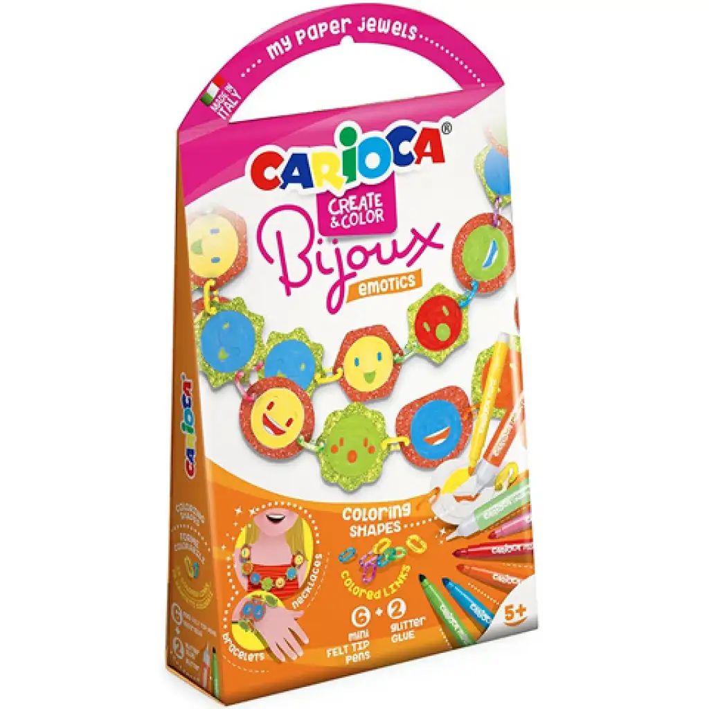 Bijoux Emotics ékszerkészítő kreatív játékszett - Carioca