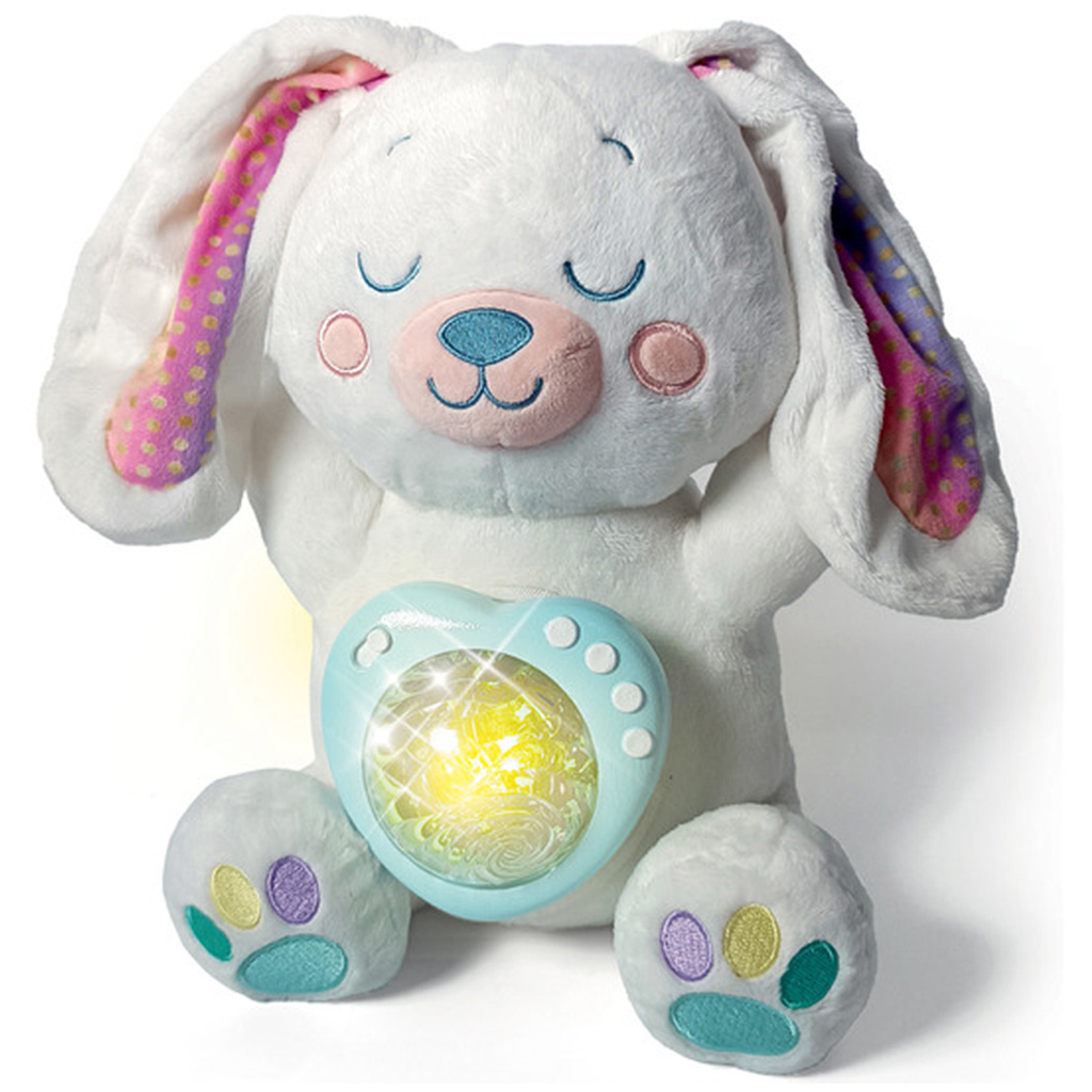 Plüss nyuszi északi fény projektor - Clementoni baby kép 2