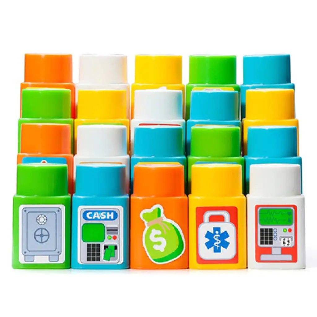 Molto: Blocks játszószőnyeg 25db-os szett kép 3