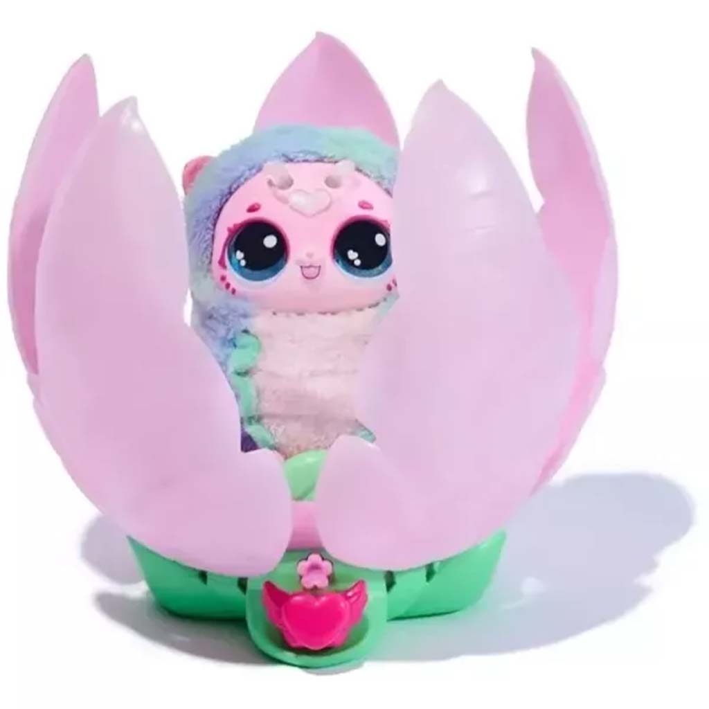 Hatchimals: Bloomables Kittyfly meglepetés Cicapillangó virágban - Spin Master kép 2