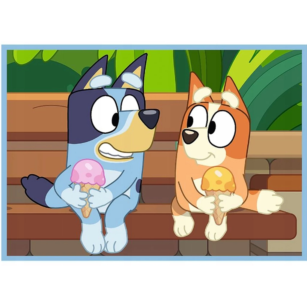 Bluey világa 4 az 1-ben 12-15-20-24db-os puzzle - Trefl kép 2