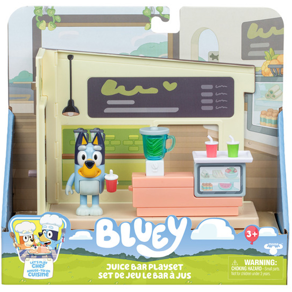 Bluey: Juice bolt játékszett Bluey figurával