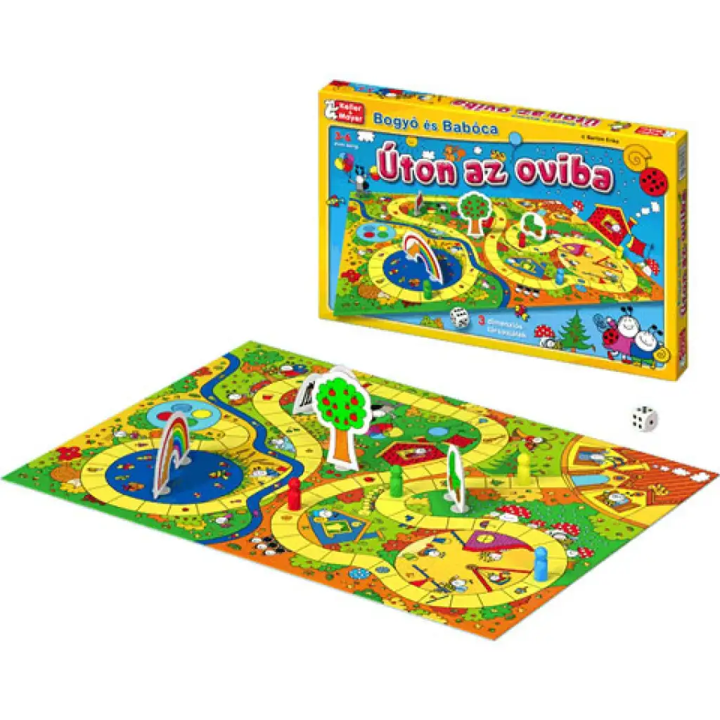 Bogyó és Babóca - Úton az oviba társasjáték kép 2