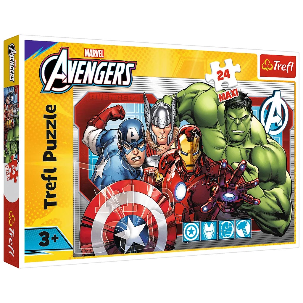 Marvel Bosszúállók 24db-os maxi puzzle - Trefl