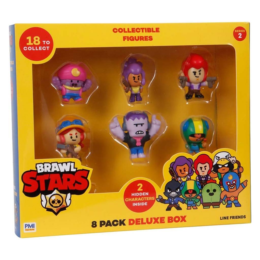 Brawl Stars mini figurák dobozban 8db-os szett