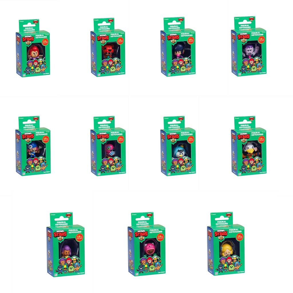 Brawl Stars mini figura kulcstartó dobozban többféle 1db