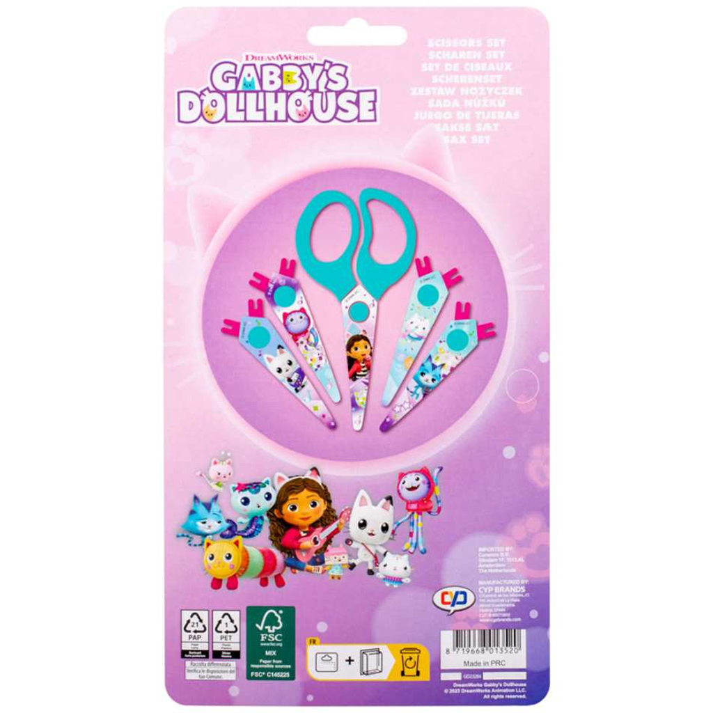 Canenco: Gabi babaháza 5db-os cikk-cakk olló szett kép 2