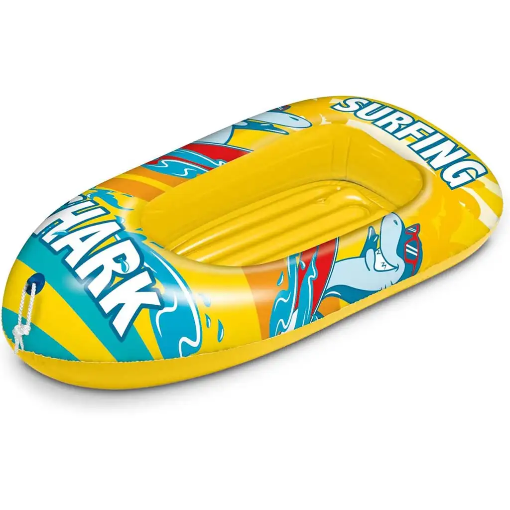 Cápa mintás felfújható csónak 112cm - Mondo Toys