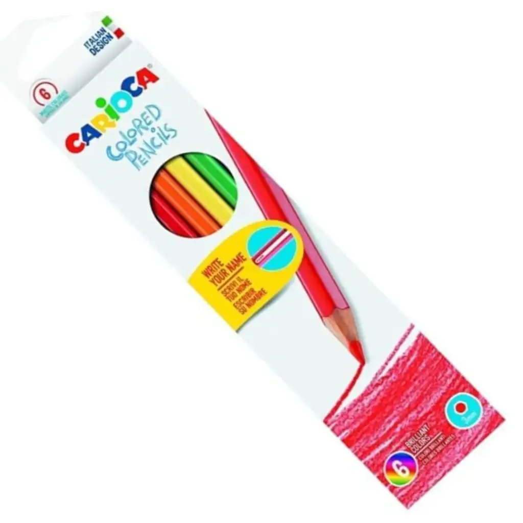 Színes ceruza szett 6db - Carioca kép 2