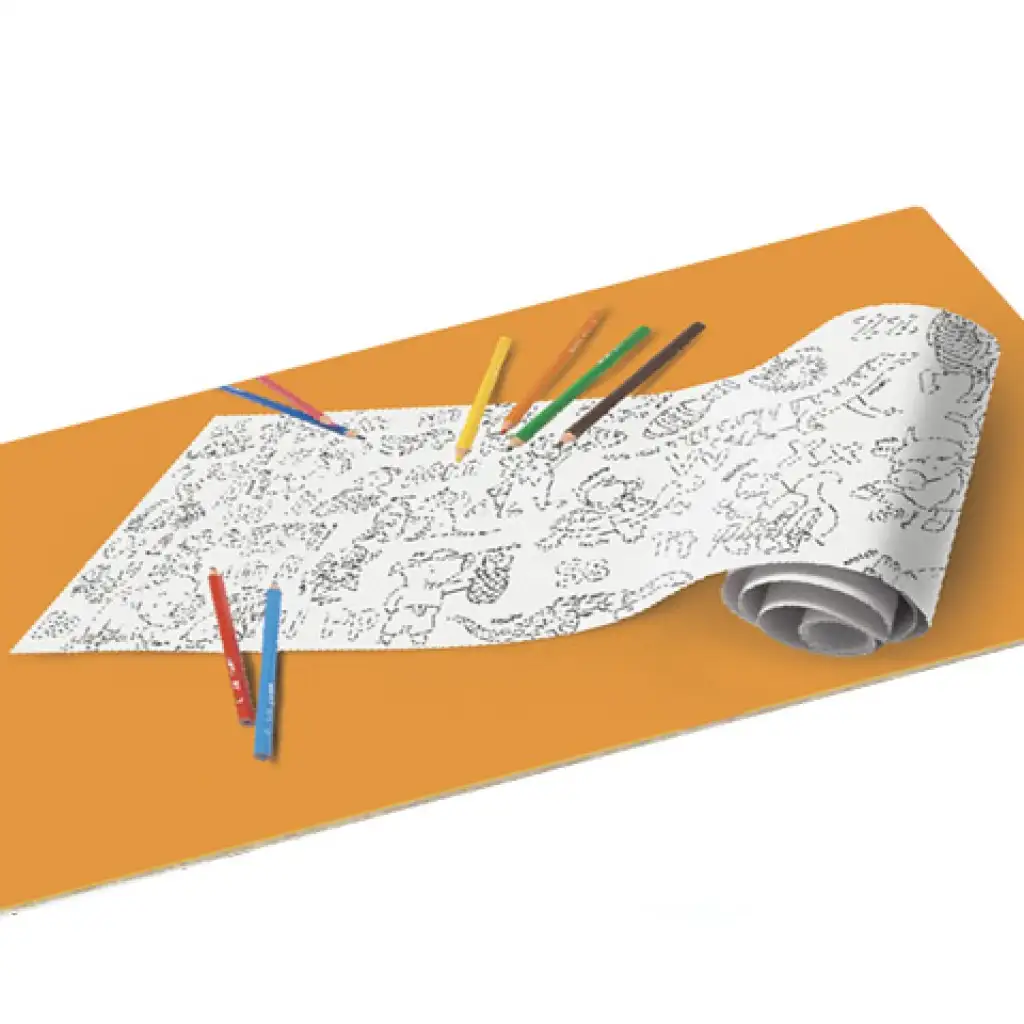 ABC színező henger 8db ceruzával - Carioca kép 2