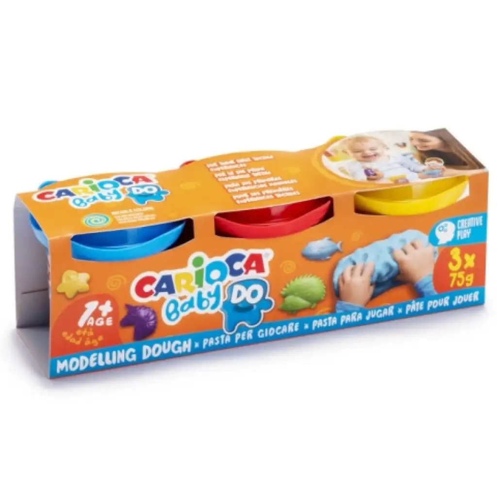 Baby Do 3db-os színes gyurma szett - Carioca