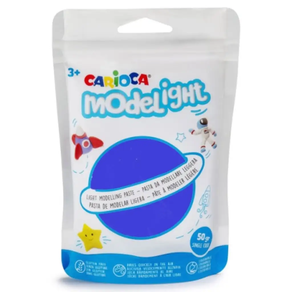 Modelight 50g-os kék gyurma - Carioca