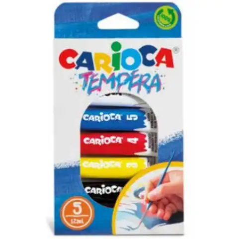 Tubusos tempera készlet 5x12ml - Carioca
