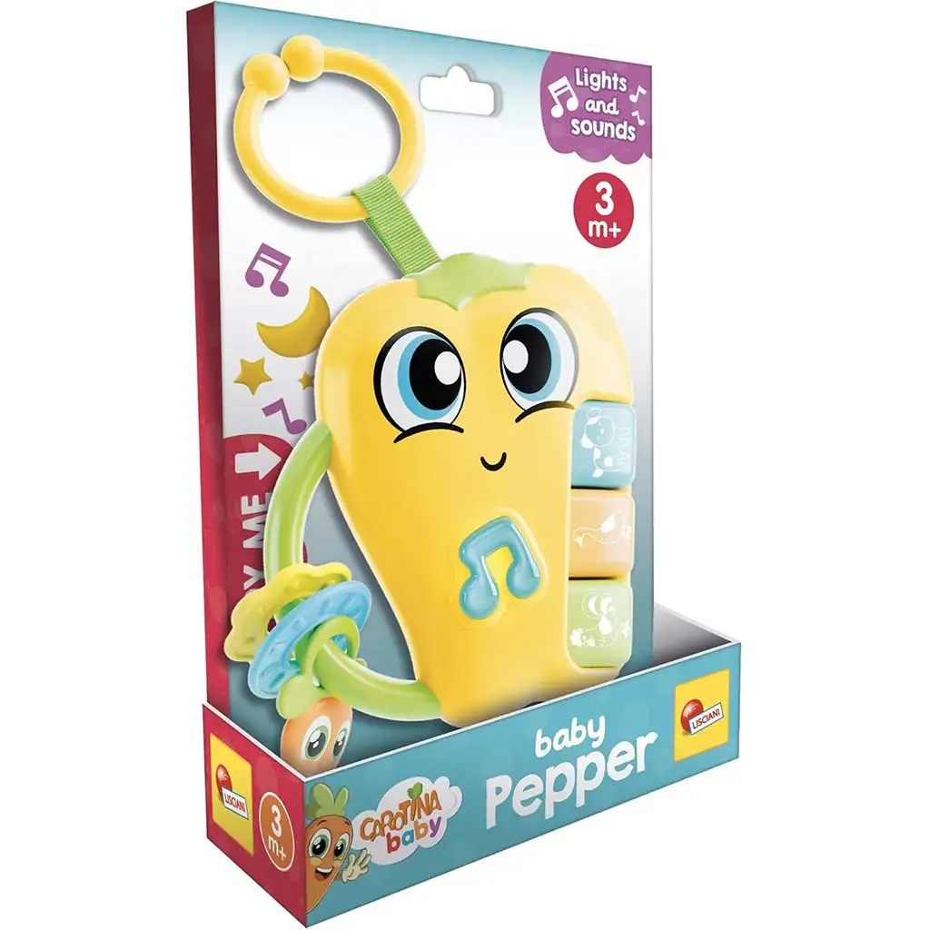 Carotina Baby: Interaktív paprika fénnyel és hanggal - Lisciani