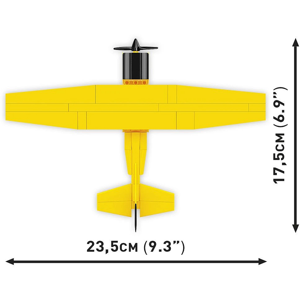 COBI: Cessna 172 Skyhawk sárga építőjáték (26621) kép 5