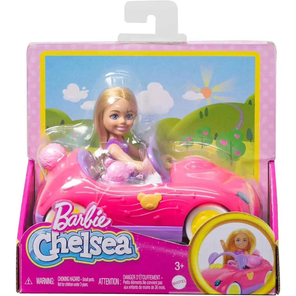 Barbie: Chelsea baba macis kabriója - Mattel