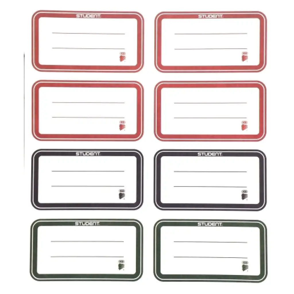 Student füzetcímke 8db kép 2