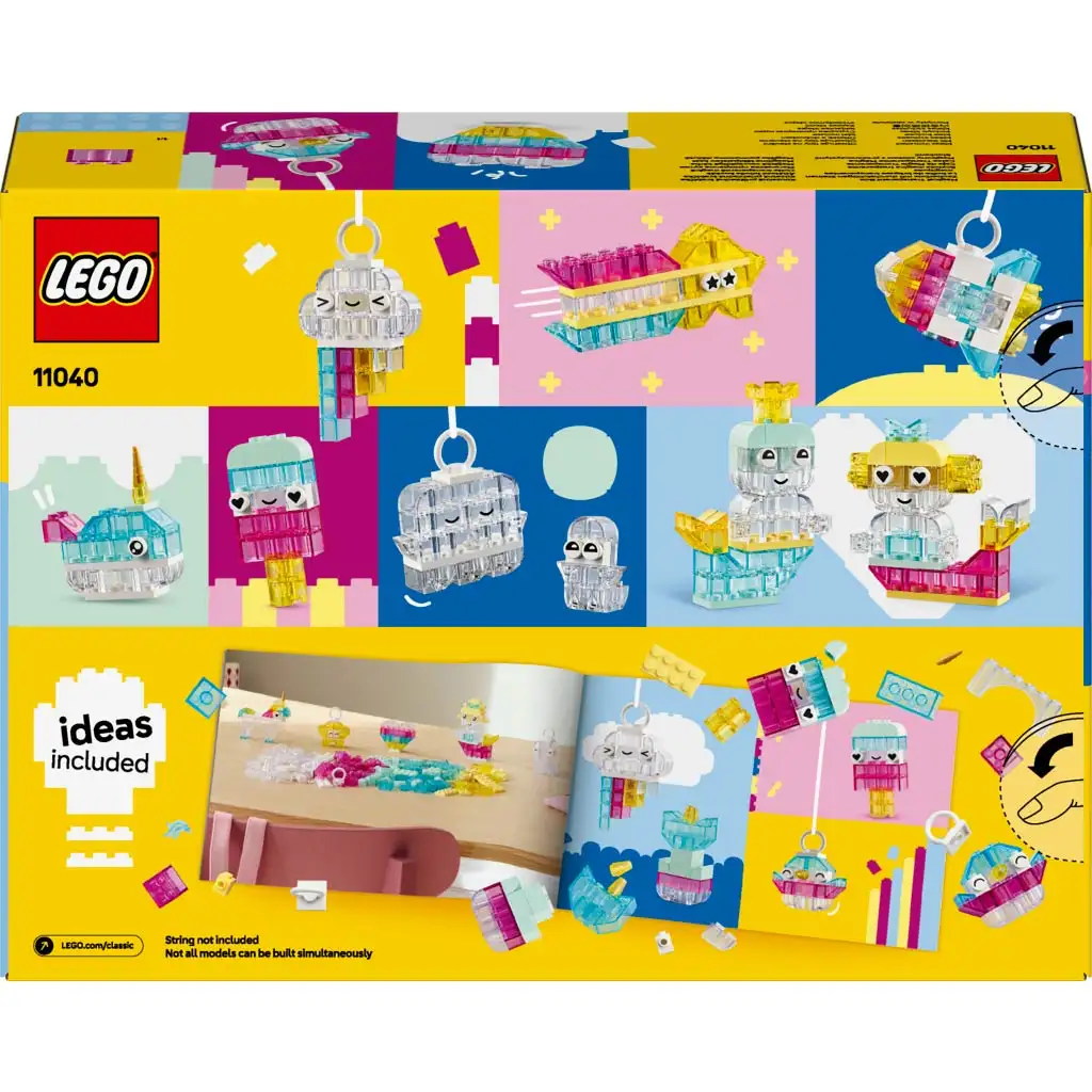 LEGO® Classic: Átlátszó bűvös kockák (11040) kép 2