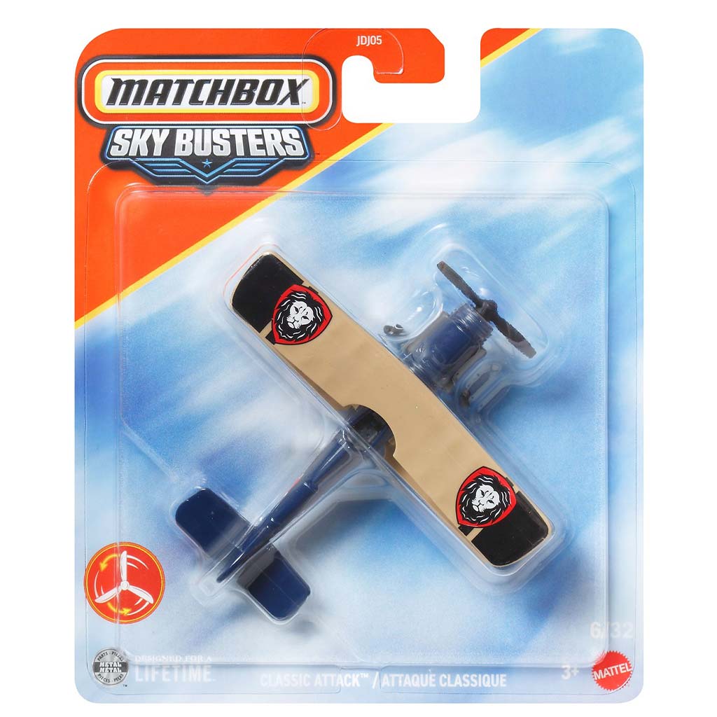 Matchbox Sky Busters: Classic Attack repülő modell 1/64 - Mattel
