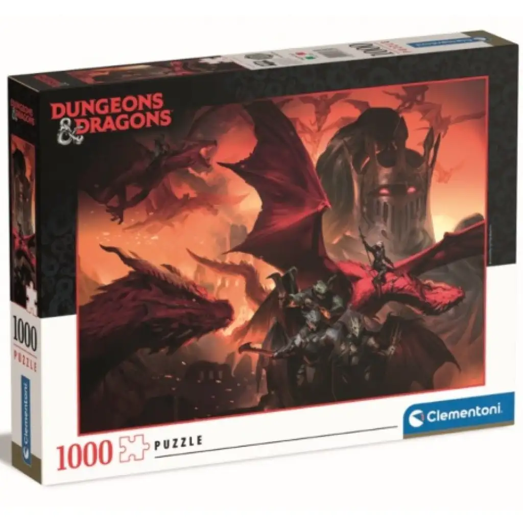 Dungeons & Dragons: Vörös sárkány HQC 1000db-os puzzle - Clementoni