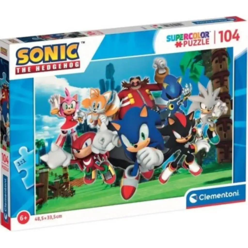 Sonic a sündisznó 104db-os puzzle - Clementoni