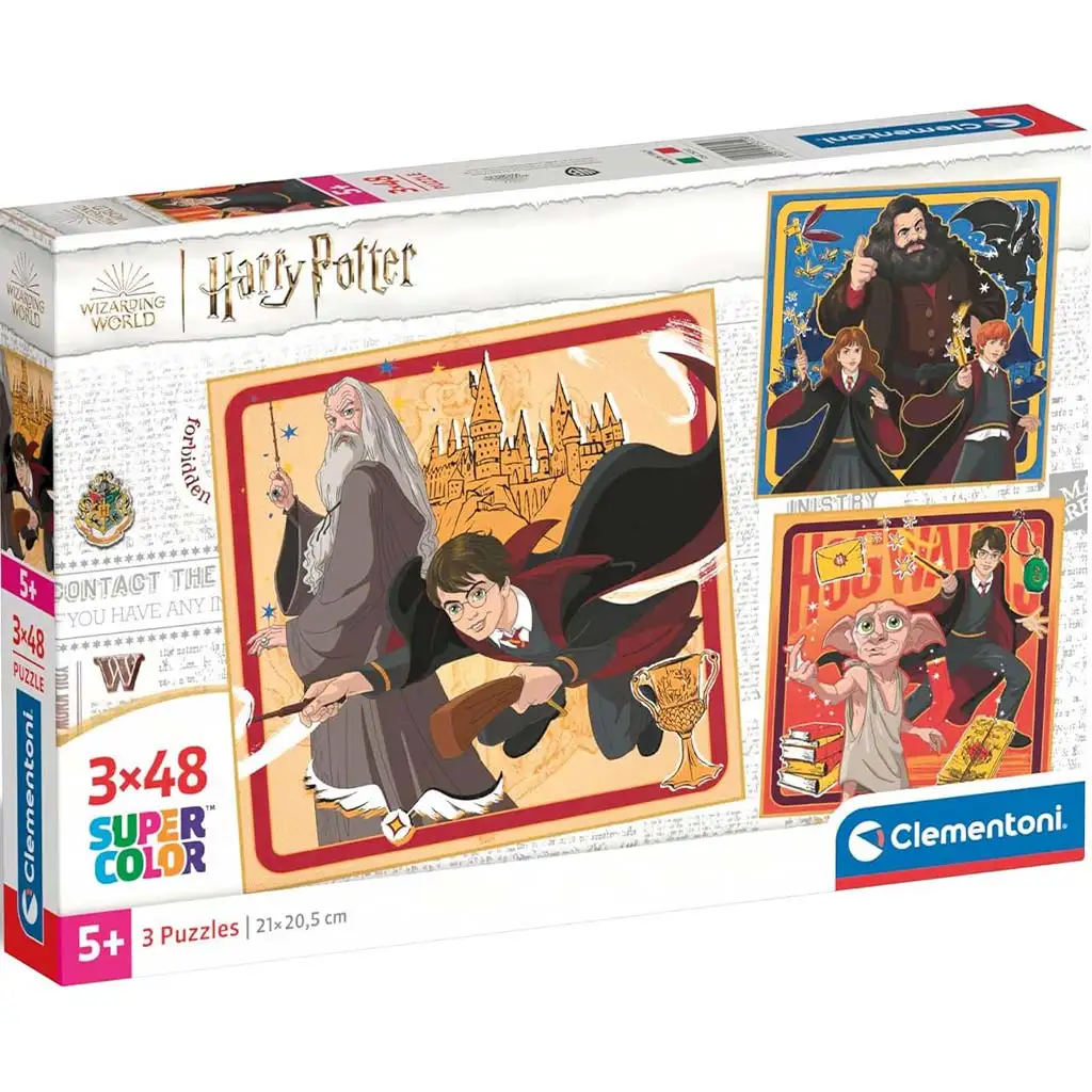 Harry Potter 3x48db-os Supercolor puzzle - Clementoni
