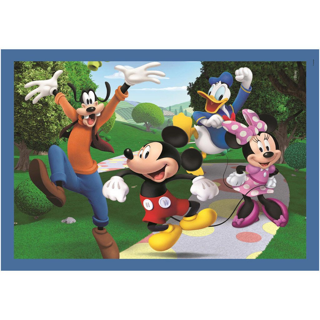 Mickey és barátai 4 az 1-ben Supercolor puzzle - Clementoni kép 3