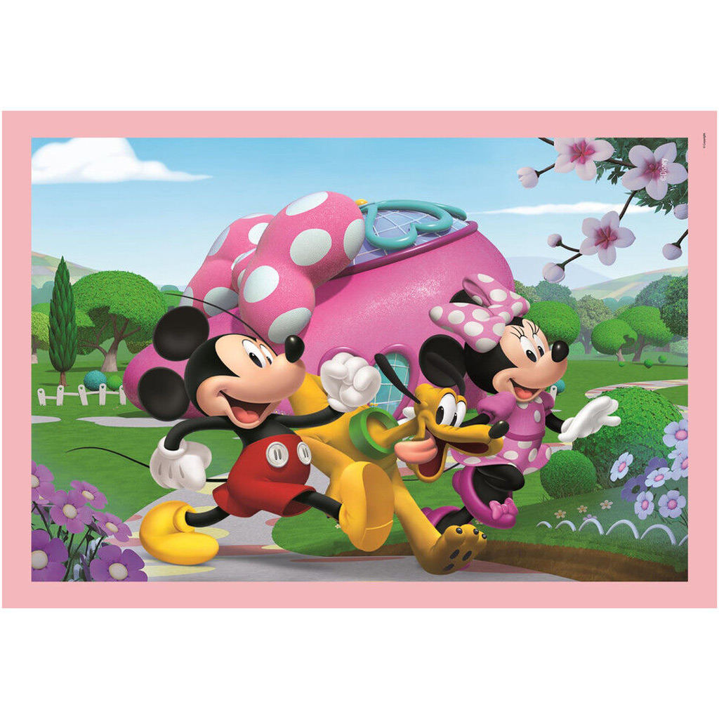 Mickey és barátai 4 az 1-ben Supercolor puzzle - Clementoni kép 4