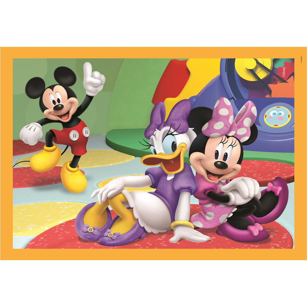 Mickey és barátai 4 az 1-ben Supercolor puzzle - Clementoni kép 5