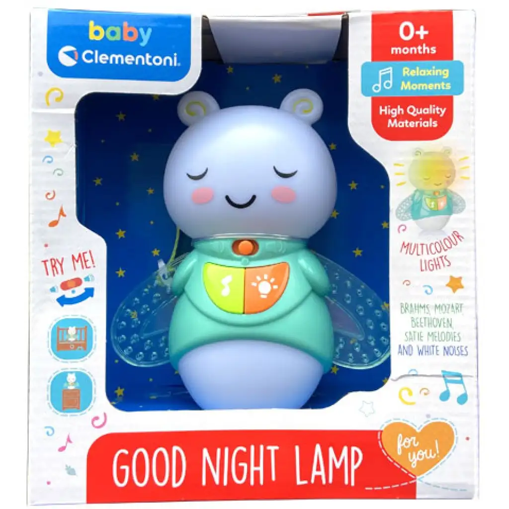 Bogárkás zenélő éjszakai fény hangeffektekkel - Clementoni Baby