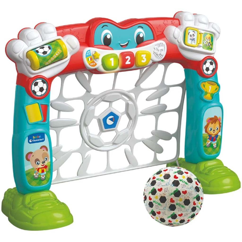 Clementoni Baby: Célozz és lőjj bébi focikapu hanggal kép 2