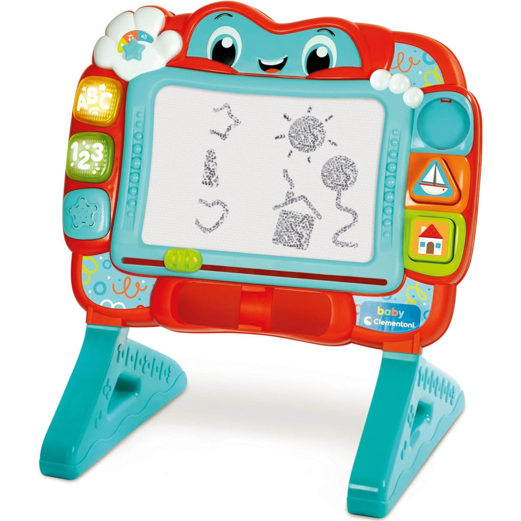 Rajzolj és tanulj interaktív letörölhető rajztábla hanggal - Clementoni baby kép 2