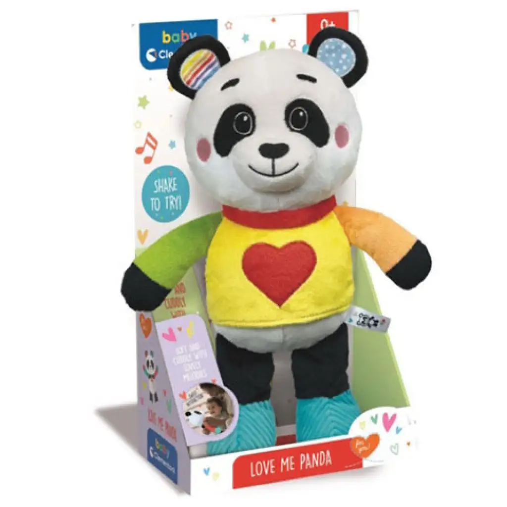 Love Me plüss pandamaci - Clementoni Baby