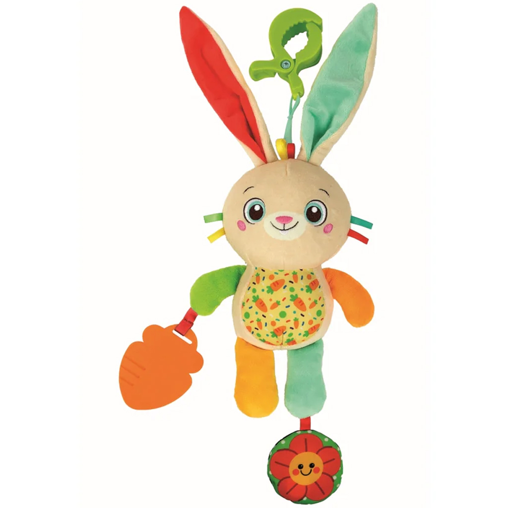 On the go plüss nyuszi rágókával - Clementoni kép 2