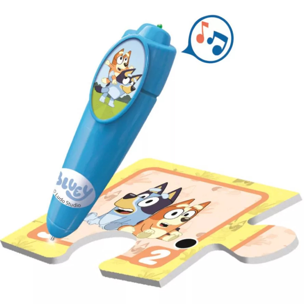 Bluey és barátai interaktív 24db-os padló puzzle - Clementoni kép 4