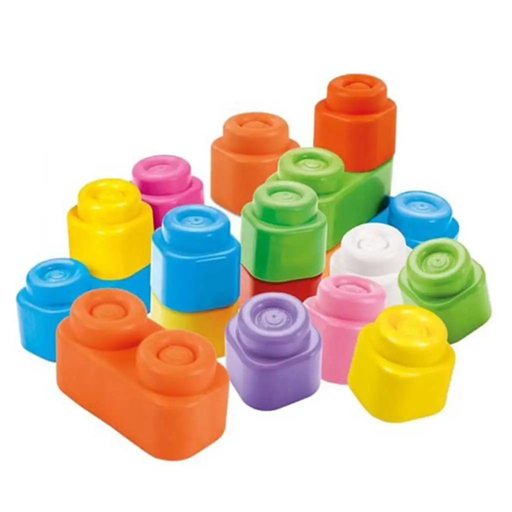 Clemmy: Puha színes építőkockák babáknak 20db-os szett - Clementoni kép 2