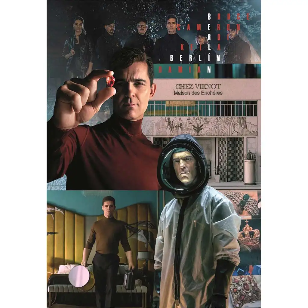 A nagy pénzrablás: Berlin izgalmas jelenetek 1000db-os Compact puzzle 50x70cm - Clementoni kép 2