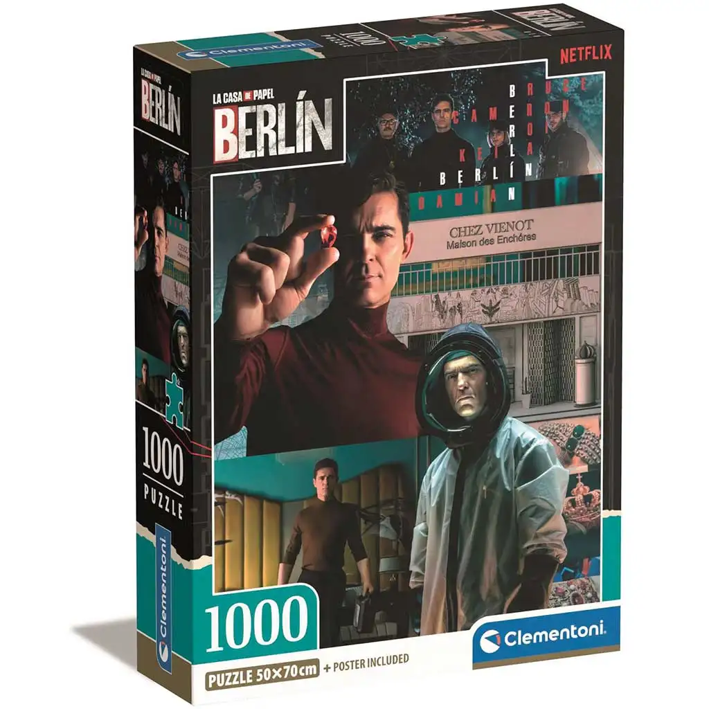 A nagy pénzrablás: Berlin izgalmas jelenetek 1000db-os Compact puzzle 50x70cm - Clementoni