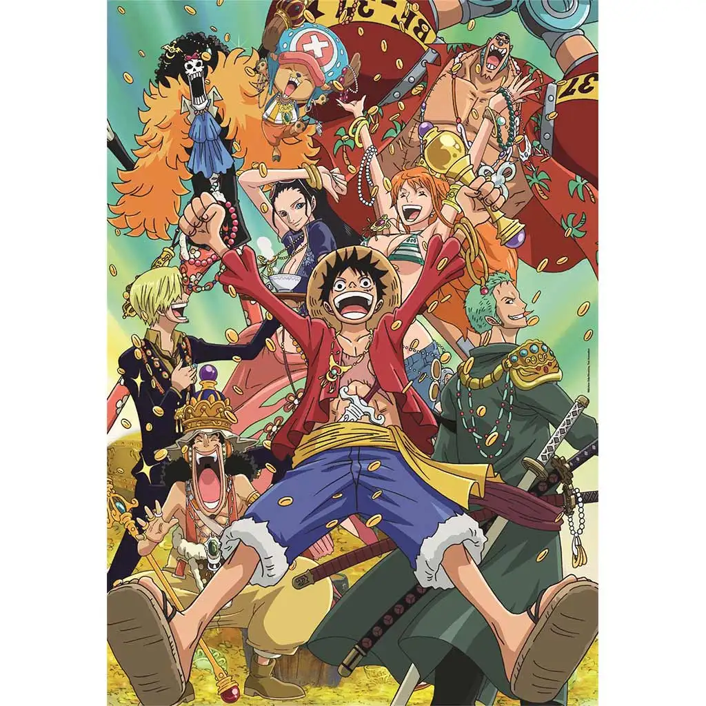One Piece anime 1000db-os compact puzzle 50x70cm - Clementoni kép 2
